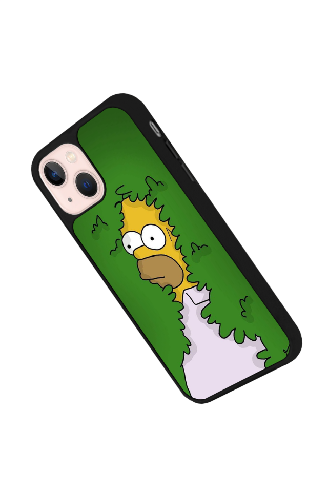 iPhone 13 Mini Uyumlu The Simpsons Tasarımlı Glossy Premium Kılıf