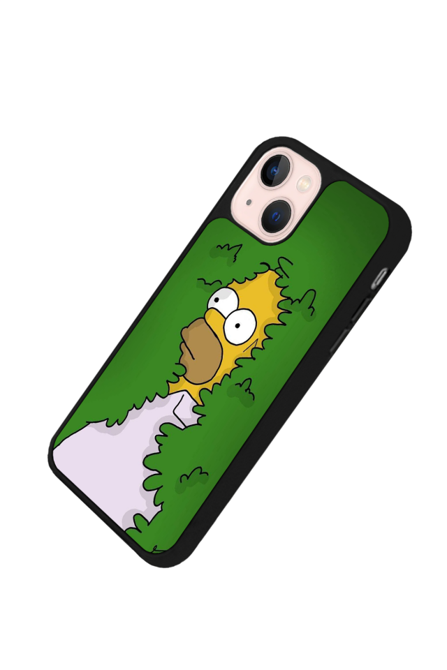 iPhone 13 Mini Uyumlu The Simpsons Tasarımlı Glossy Premium Kılıf