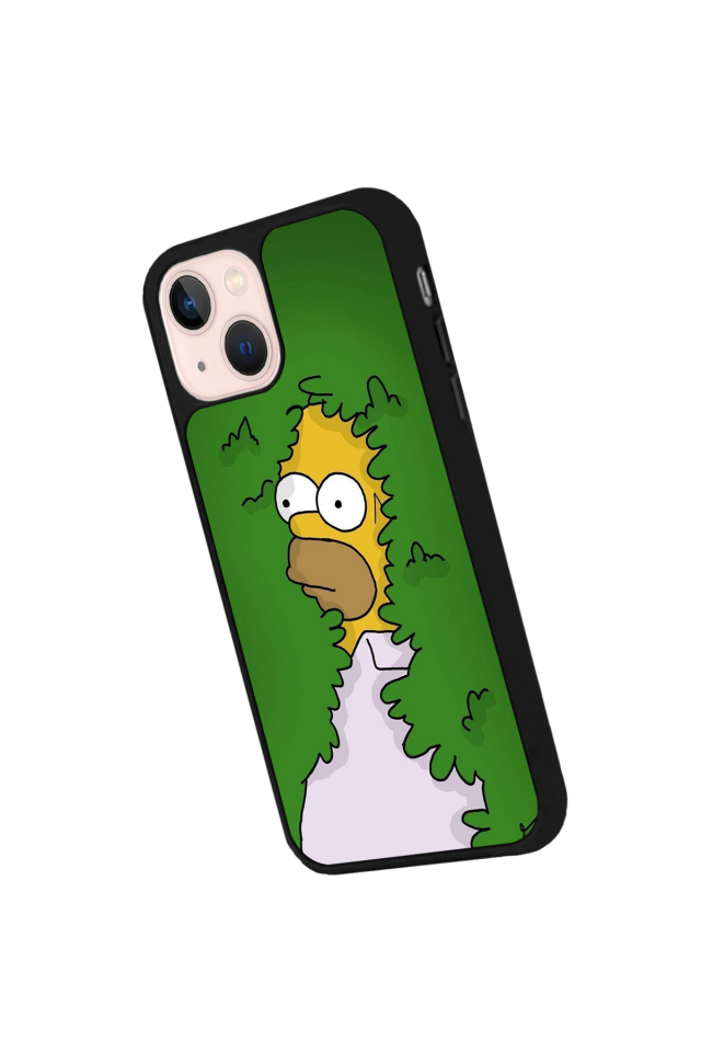 iPhone 13 Mini Uyumlu The Simpsons Tasarımlı Glossy Premium Kılıf