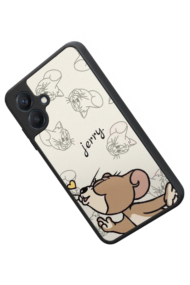 Samsung Galaxy A07 Uyumlu Tom And Jerry Tasarımlı Glossy Premium Kılıf