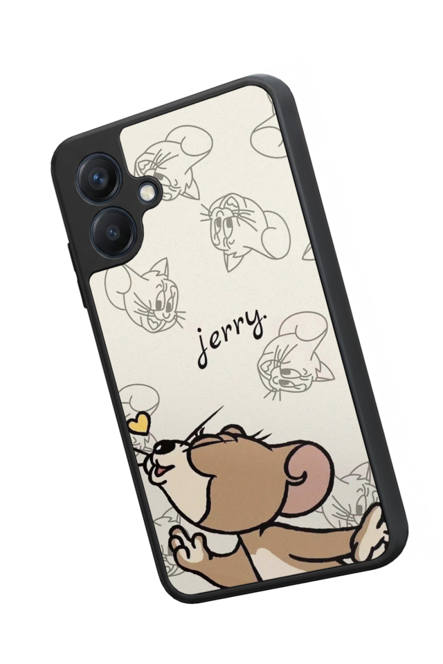 Samsung Galaxy A07 Uyumlu Tom And Jerry Tasarımlı Glossy Premium Kılıf