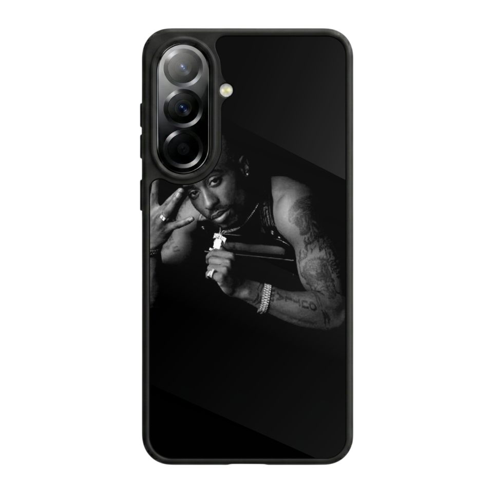 Samsung Galaxy A57 Uyumlu Tupac Tasarımlı Glossy Premium Kılıf