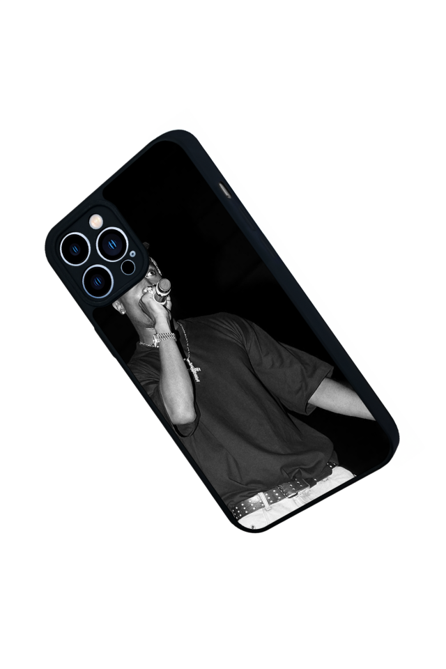 iPhone 12 Pro Max Uyumlu Tupac Tasarımlı Glossy Premium Kılıf