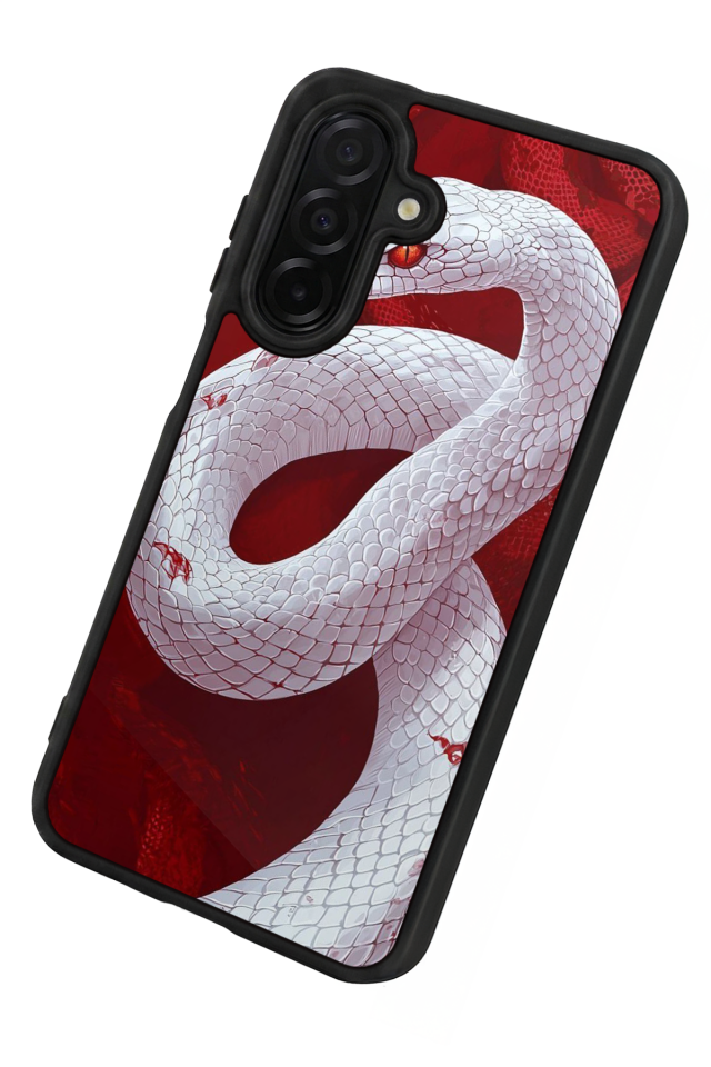 Samsung Galaxy A26 Uyumlu Yılan Tasarımlı Glossy Premium Kılıf