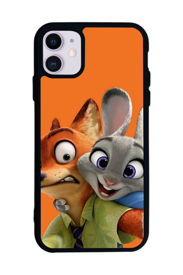 iPhone 11 Uyumlu Zootropolis Tasarımlı Glossy Premium Kılıf