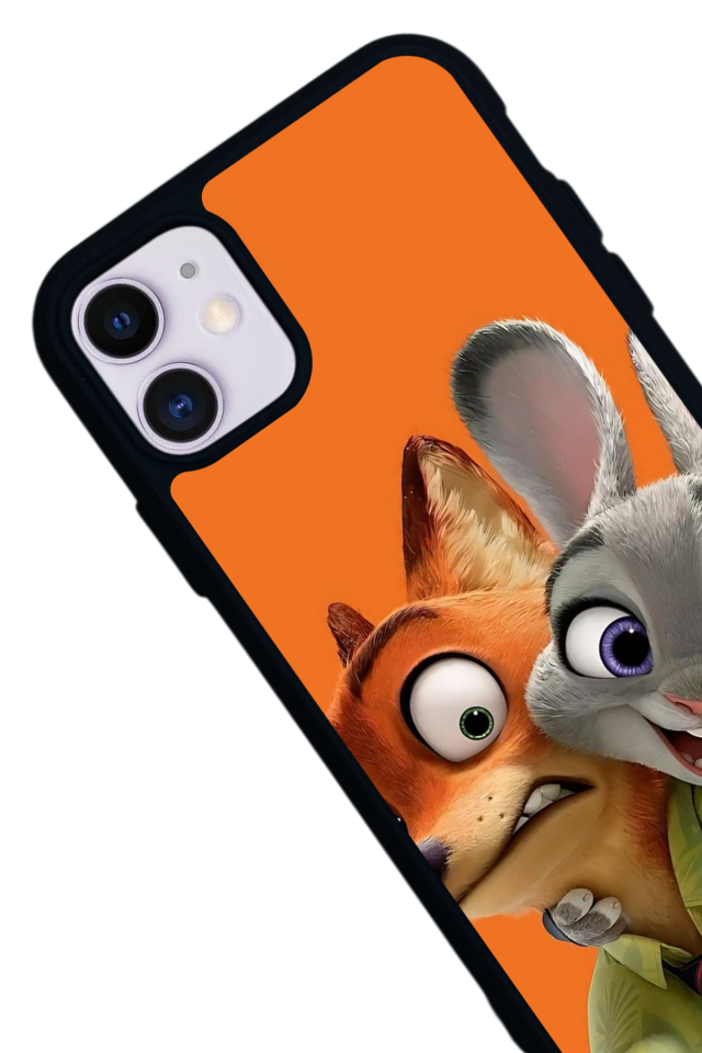 iPhone 11 Uyumlu Zootropolis Tasarımlı Glossy Premium Kılıf