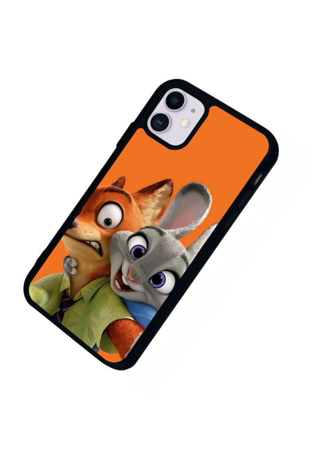 iPhone 11 Uyumlu Zootropolis Tasarımlı Glossy Premium Kılıf