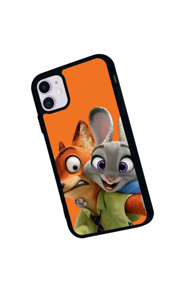 iPhone 11 Uyumlu Zootropolis Tasarımlı Glossy Premium Kılıf