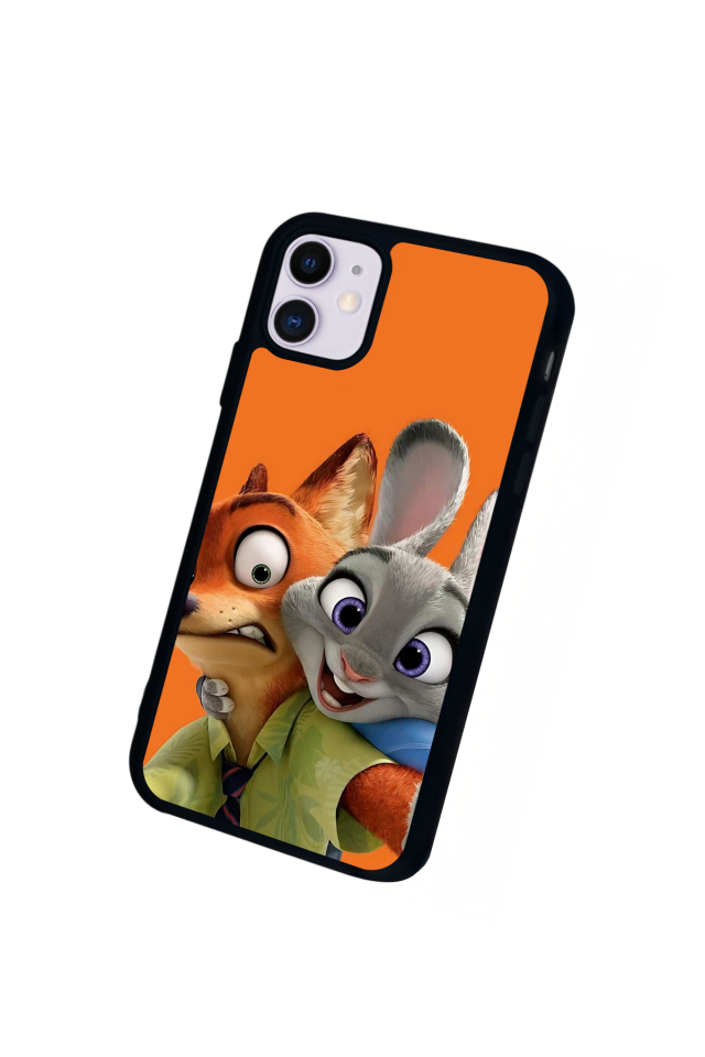 iPhone 11 Uyumlu Zootropolis Tasarımlı Glossy Premium Kılıf
