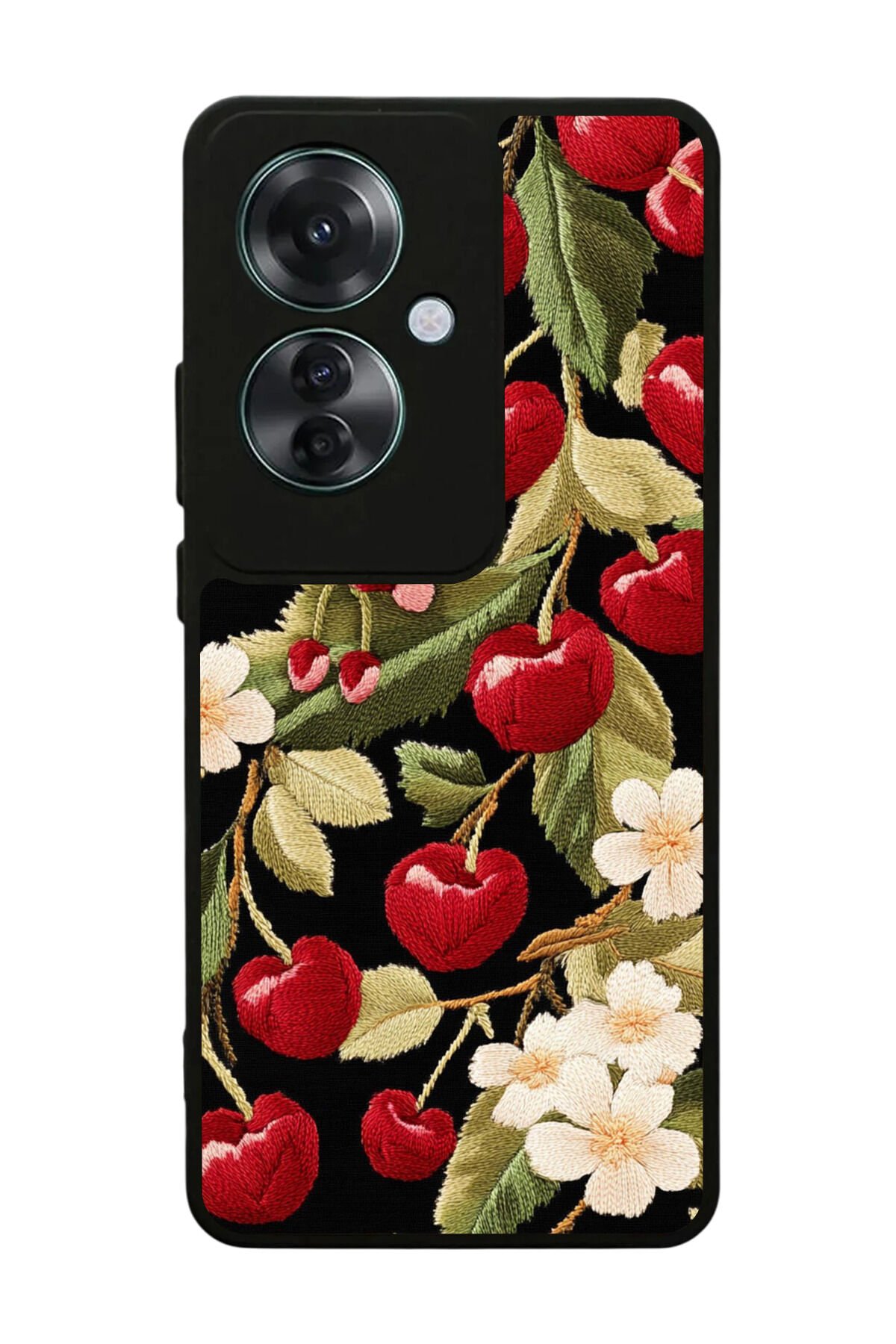 Oppo Reno 11F Uyumlu Floral Tasarımlı Glossy Premium Kılıf