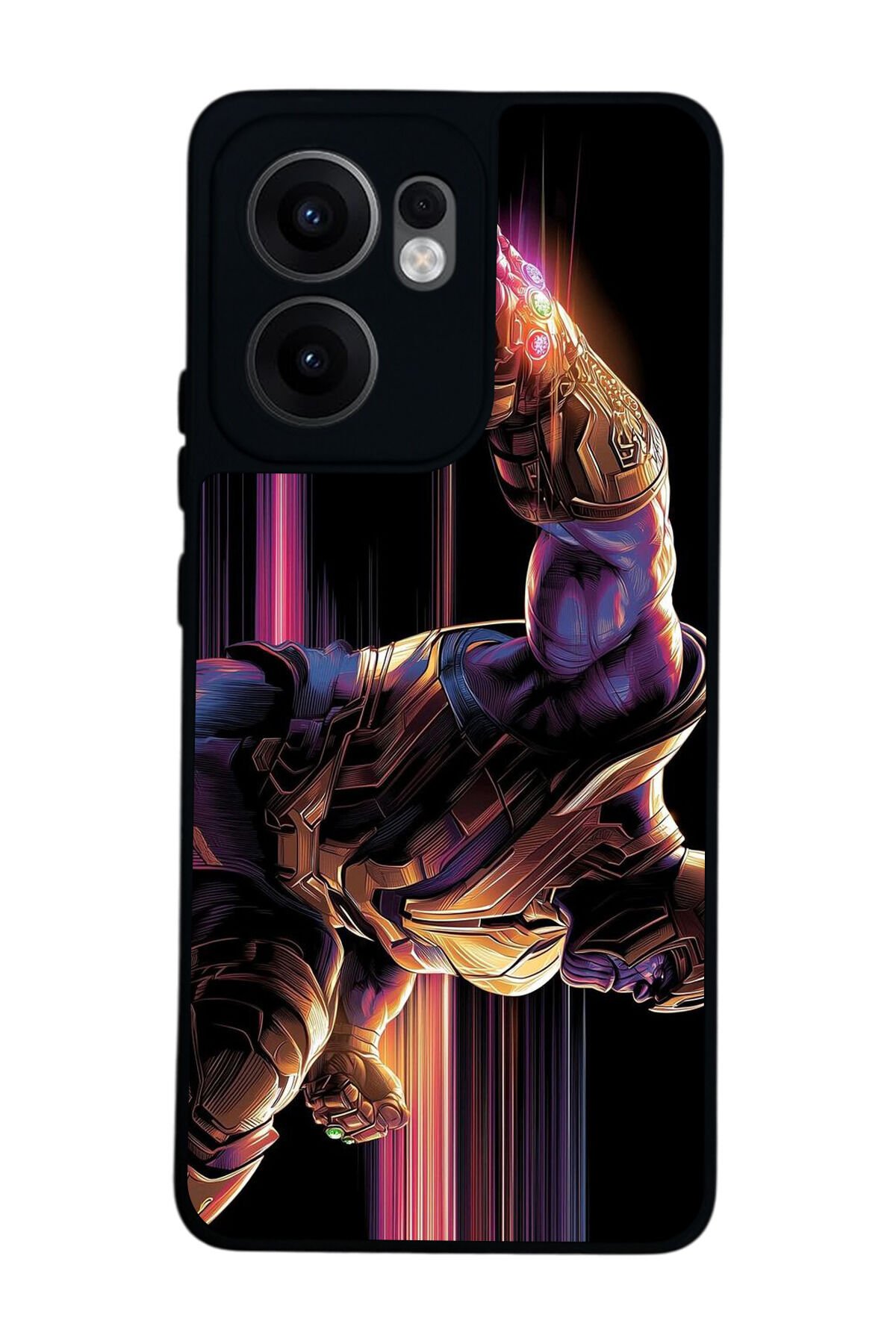Oppo Reno 13F Uyumlu Thanos Tasarımlı Glossy Premium Kılıf