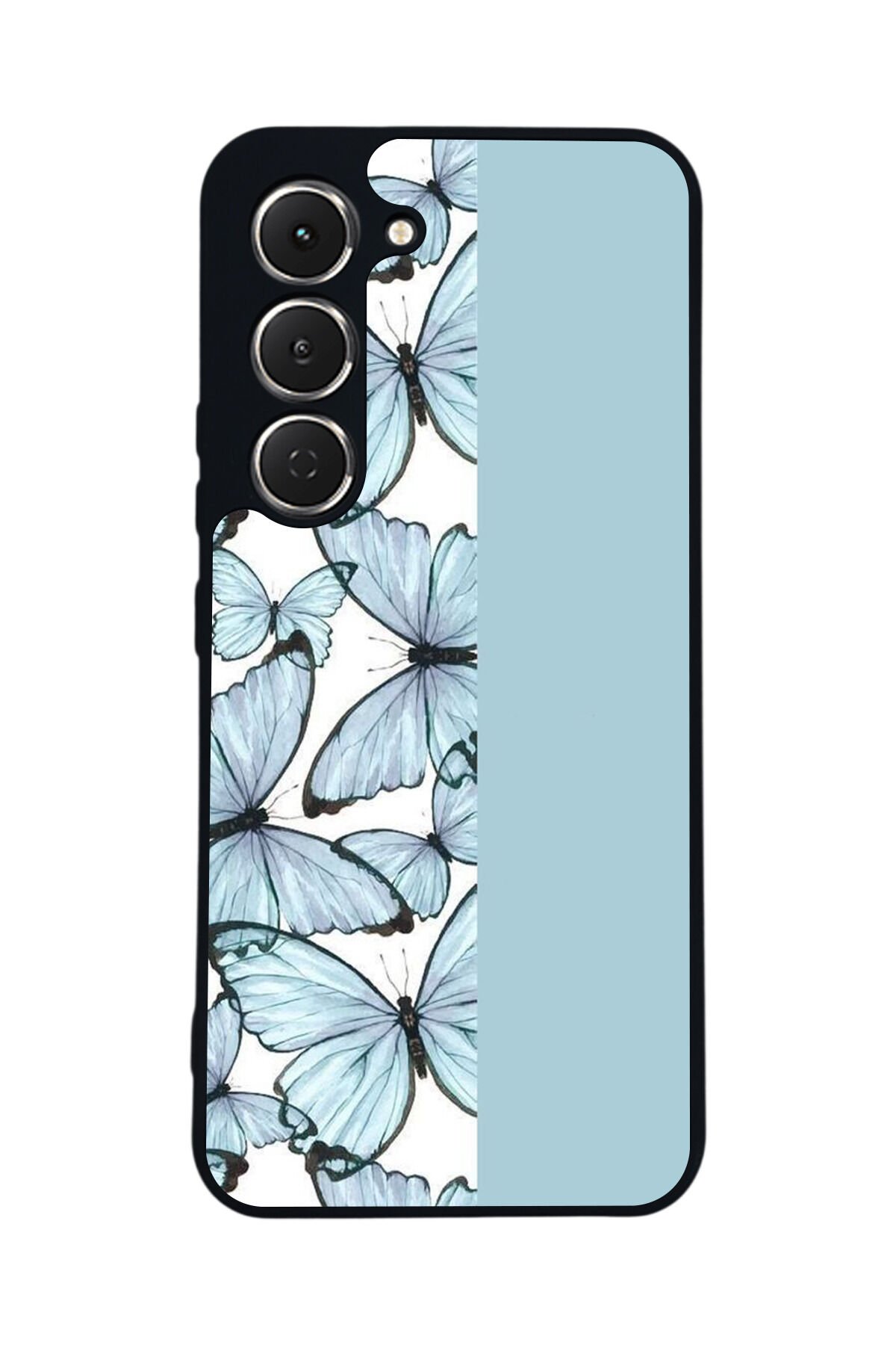 Tecno Spark 40 Pro Uyumlu Kelebek Tasarımlı Glossy Premium Kılıf