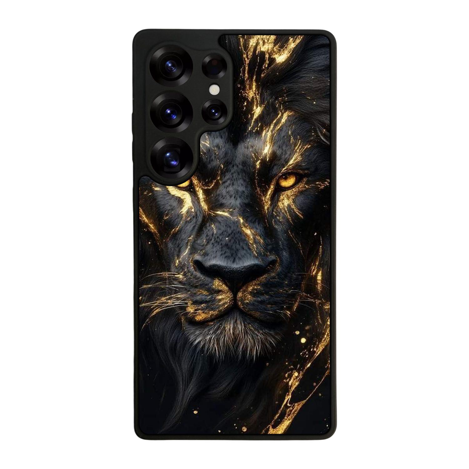 Samsung Galaxy S25 Ultra Uyumlu Aslan Tasarımlı Glossy Premium Kılıf
