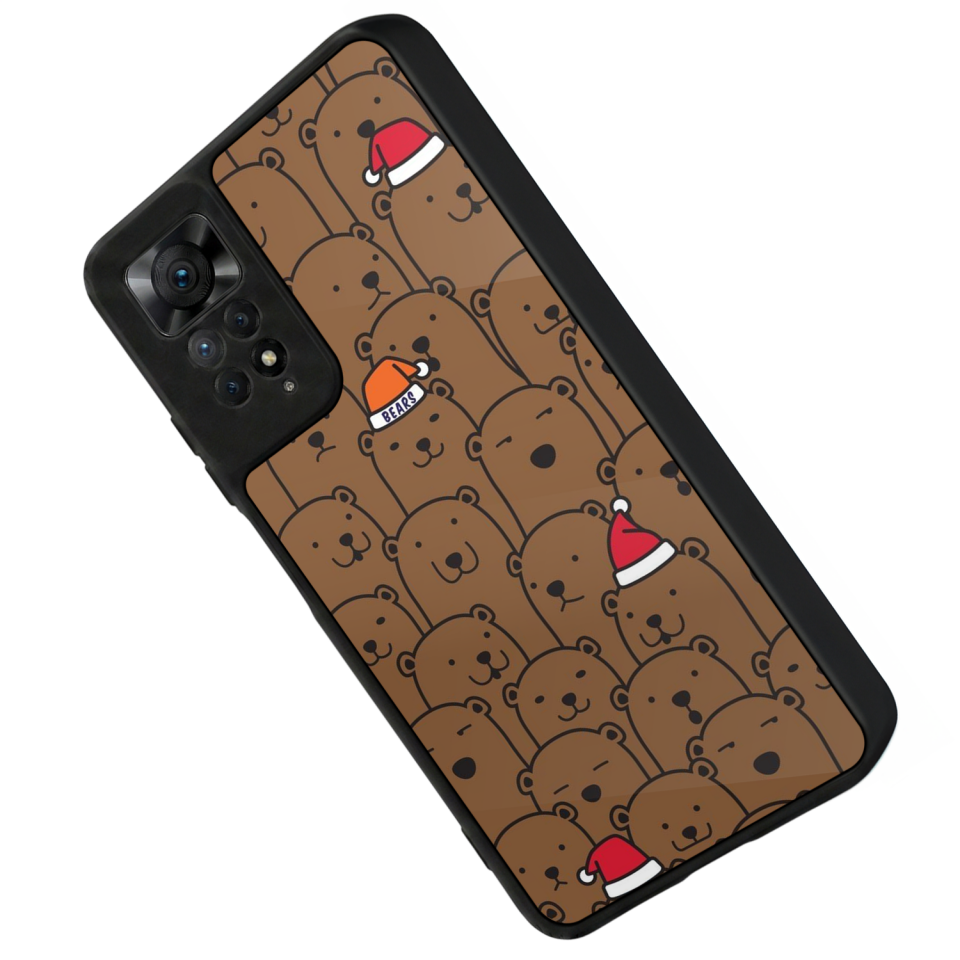 Xiaomi Redmi Note 12 Pro Uyumlu Ayı Tasarımlı Glossy Premium Kılıf