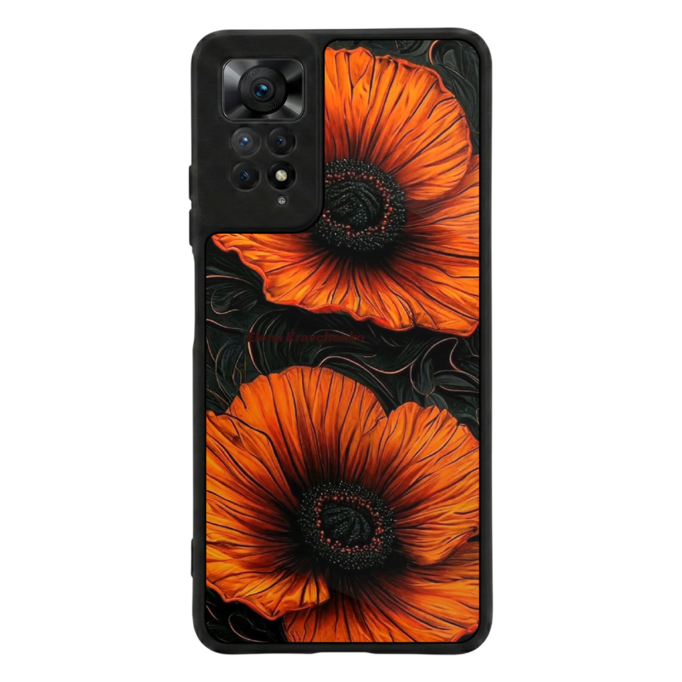 Xiaomi Redmi Note 11 Pro Uyumlu Botanik Tasarımlı Glossy Premium Kılıf