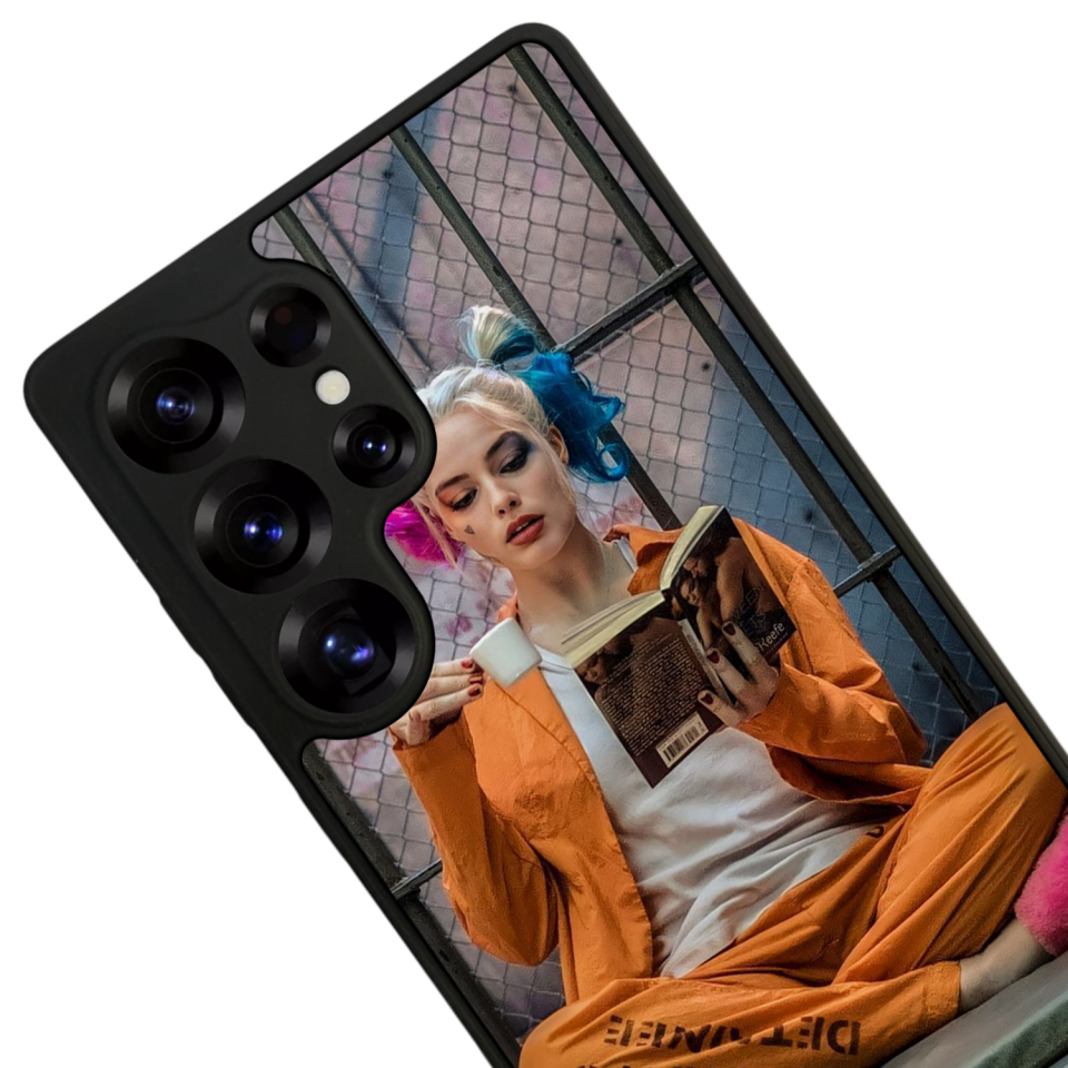 Samsung Galaxy S25 Ultra Uyumlu HarleyQueen Tasarımlı Glossy Premium Kılıf