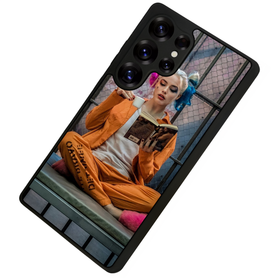 Samsung Galaxy S25 Ultra Uyumlu HarleyQueen Tasarımlı Glossy Premium Kılıf