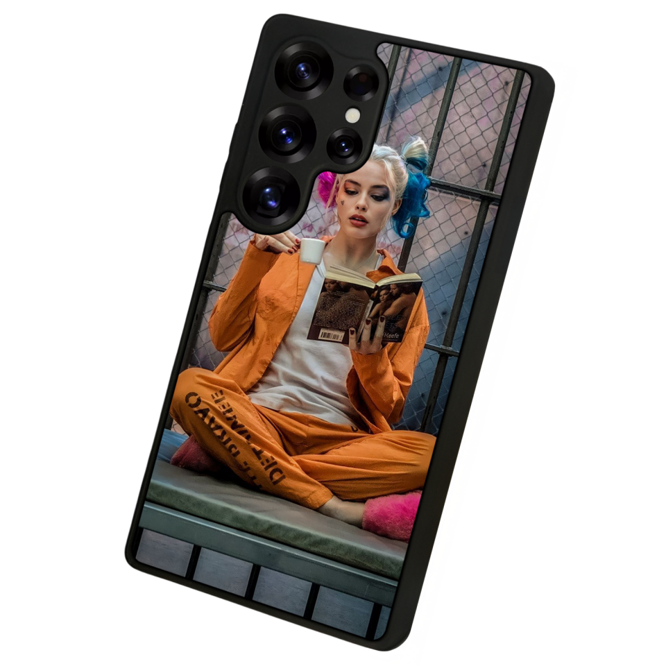 Samsung Galaxy S25 Ultra Uyumlu HarleyQueen Tasarımlı Glossy Premium Kılıf