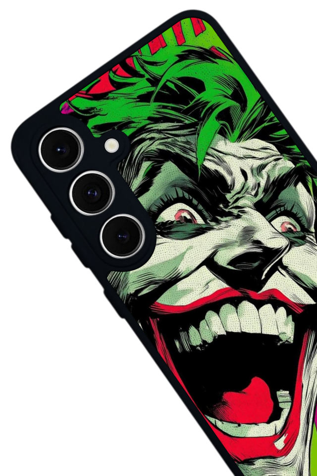 Samsung Galaxy S24 FE Uyumlu Joker Tasarımlı Glossy Premium Kılıf
