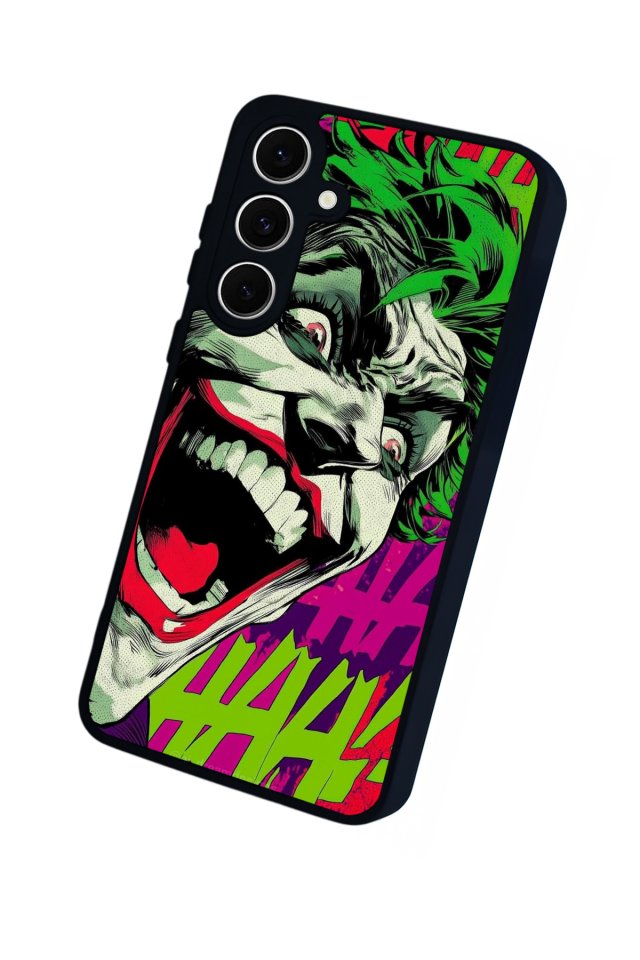 Samsung Galaxy S24 FE Uyumlu Joker Tasarımlı Glossy Premium Kılıf
