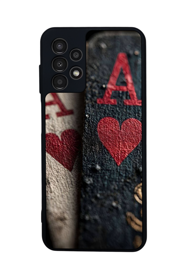 Samsung Galaxy A23 Uyumlu Kart Tasarımlı Glossy Premium Kılıf