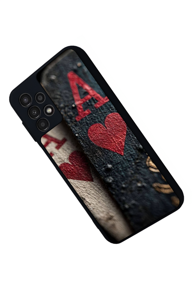 Samsung Galaxy A23 Uyumlu Kart Tasarımlı Glossy Premium Kılıf