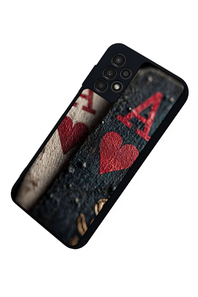 Samsung Galaxy A23 Uyumlu Kart Tasarımlı Glossy Premium Kılıf