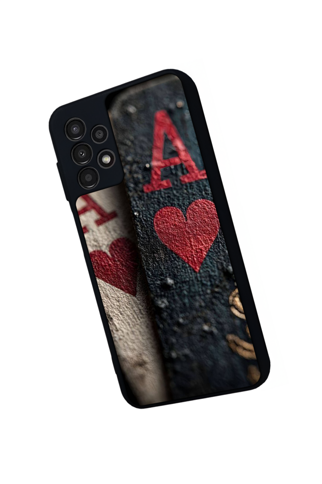 Samsung Galaxy A23 Uyumlu Kart Tasarımlı Glossy Premium Kılıf