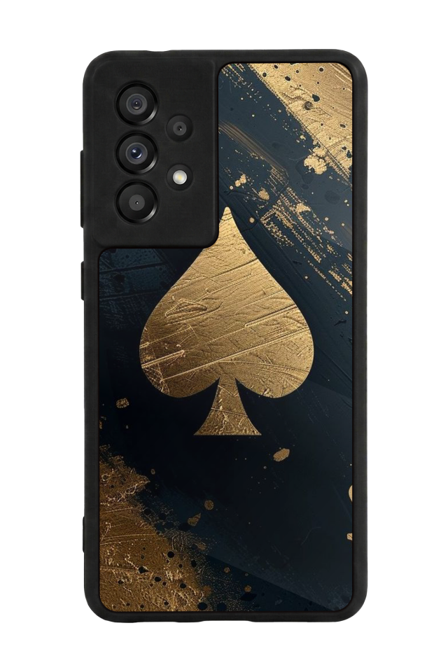 Samsung Galaxy A73 Uyumlu Kart Tasarımlı Glossy Premium Kılıf