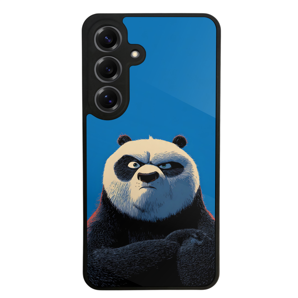 Samsung Galaxy S25 Uyumlu Kung Fu Panda Tasarımlı Glossy Premium Kılıf