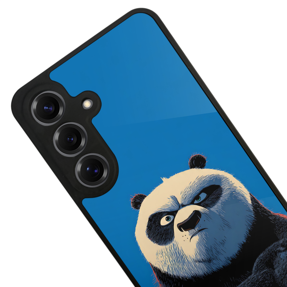 Samsung Galaxy S25 Uyumlu Kung Fu Panda Tasarımlı Glossy Premium Kılıf