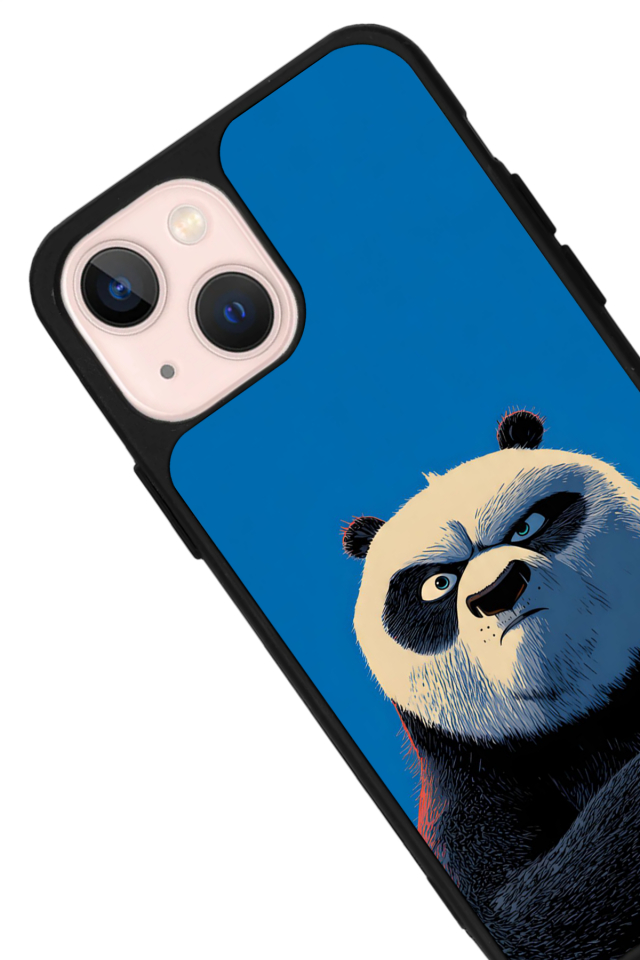 iPhone 13/14 Uyumlu Kung Fu Panda Tasarımlı Glossy Premium Kılıf