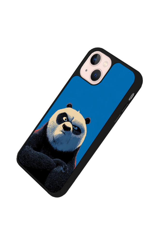 iPhone 13/14 Uyumlu Kung Fu Panda Tasarımlı Glossy Premium Kılıf