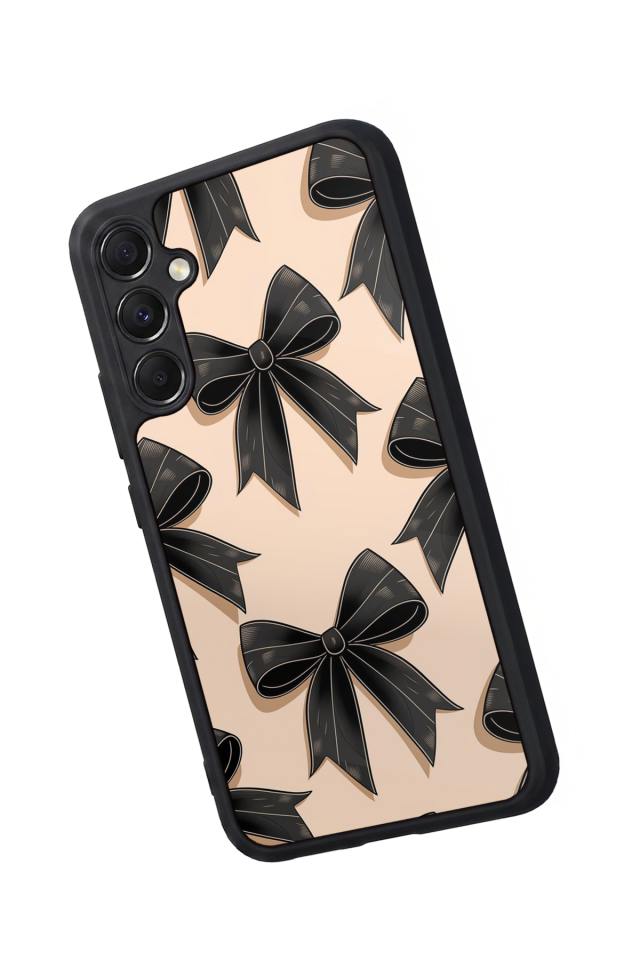 Samsung Galaxy A34 Uyumlu Kurdele Tasarımlı Glossy Premium Kılıf