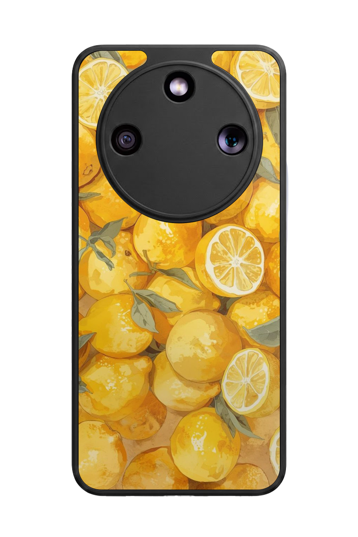 Honor Magic 8 Lite Uyumlu Limon Tasarımlı Glossy Premium Kılıf