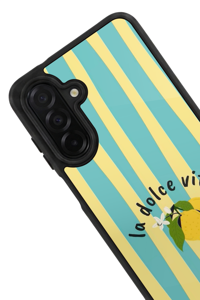 Samsung Galaxy A36 Uyumlu Limon Tasarımlı Glossy Premium Kılıf