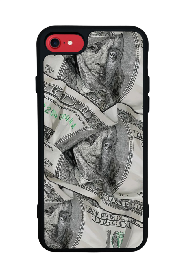 iPhone SE Uyumlu Money Para Tasarımlı Glossy Premium Kılıf
