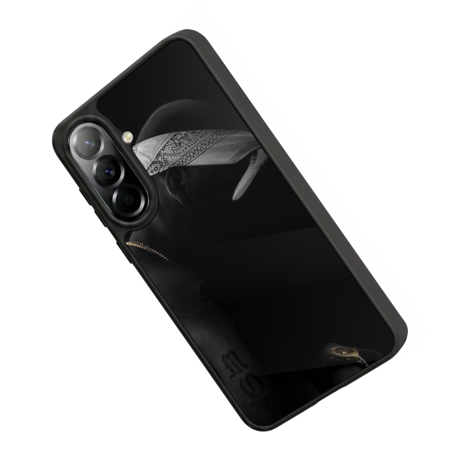 Samsung Galaxy A57 Uyumlu Tupac Tasarımlı Glossy Premium Kılıf
