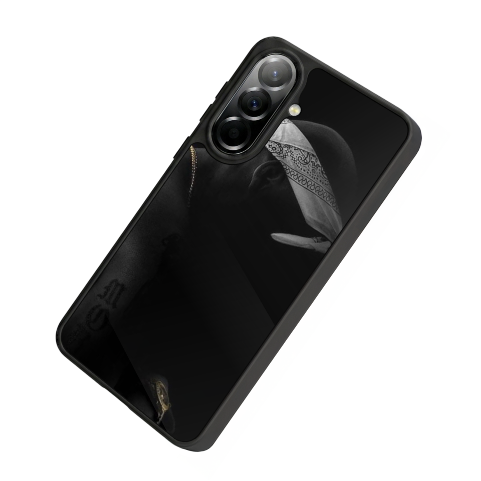 Samsung Galaxy A57 Uyumlu Tupac Tasarımlı Glossy Premium Kılıf