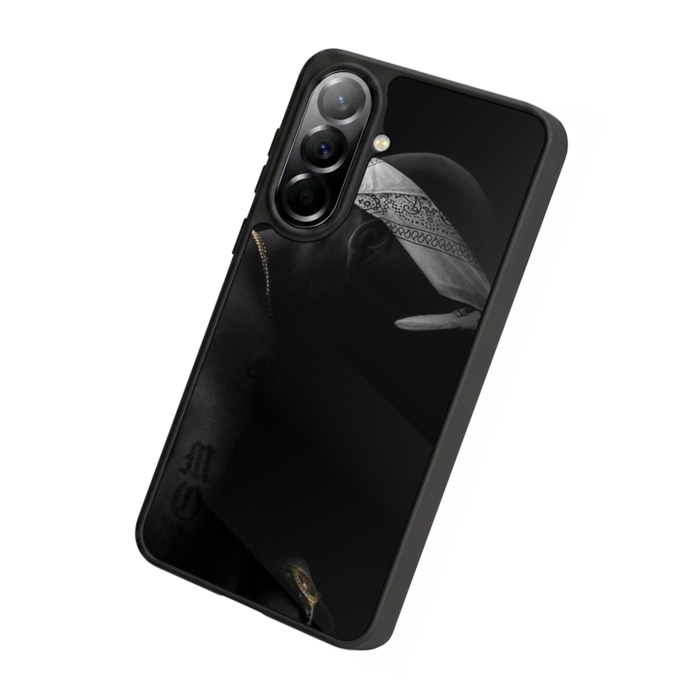 Samsung Galaxy A57 Uyumlu Tupac Tasarımlı Glossy Premium Kılıf