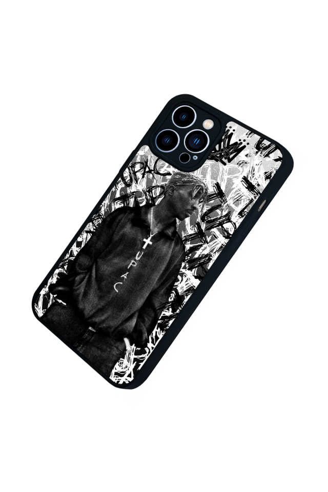 iPhone 12 Pro Max Uyumlu Tupac Tasarımlı Glossy Premium Kılıf