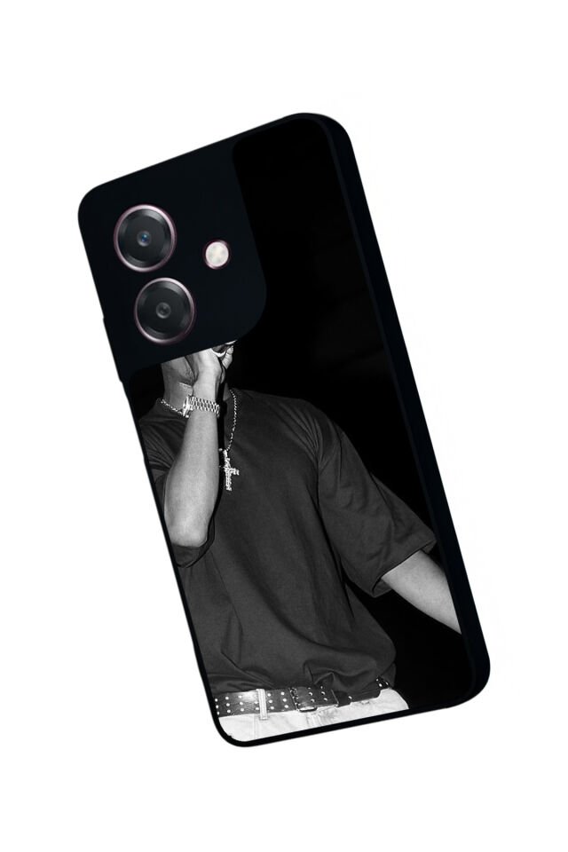 Oppo A3 5G Uyumlu Tupac Tasarımlı Glossy Premium Kılıf