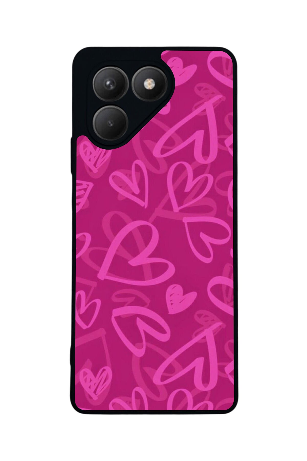 Tecno Pova 7 Mat Uyumlu Siyah Kılıf – Yumuşak Silikon, Koruyucu, Şok Emici Kapak