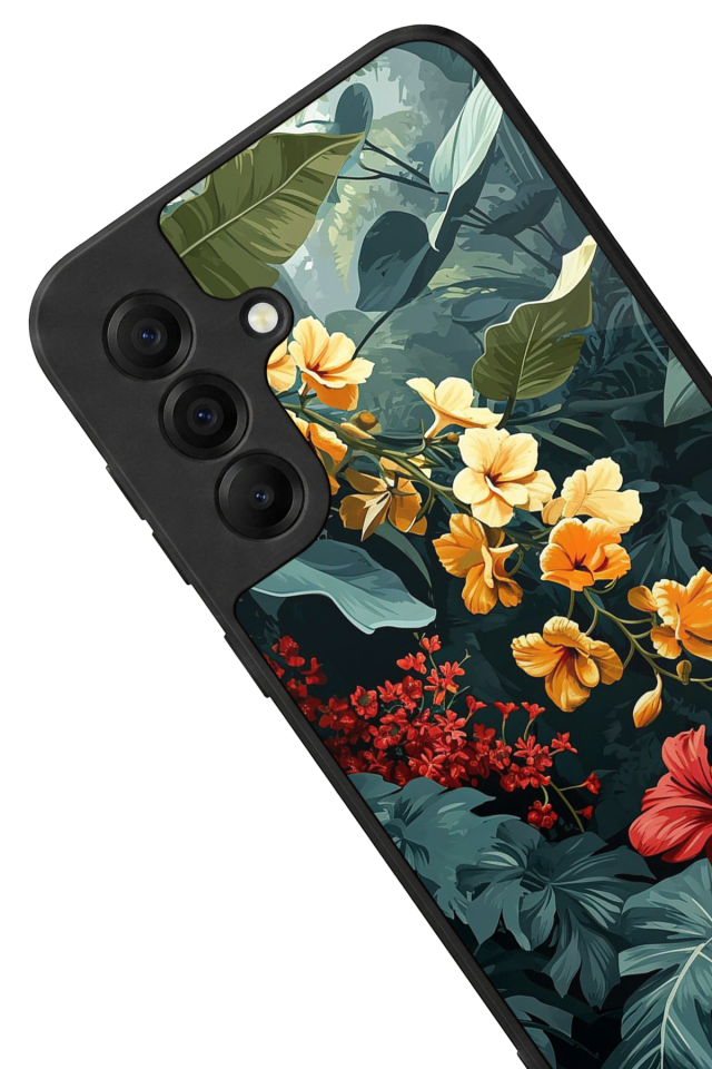 Samsung Galaxy A17 Uyumlu Botanik Tasarımlı Glossy Premium Kılıf