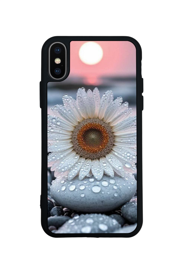 iPhone XS Max Uyumlu Cicek Tasarımlı Glossy Premium Kılıf