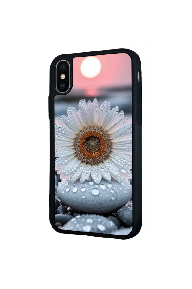 iPhone XS Max Uyumlu Cicek Tasarımlı Glossy Premium Kılıf