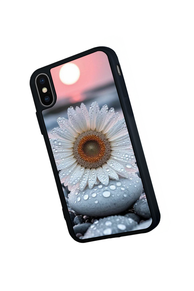 iPhone XS Max Uyumlu Cicek Tasarımlı Glossy Premium Kılıf