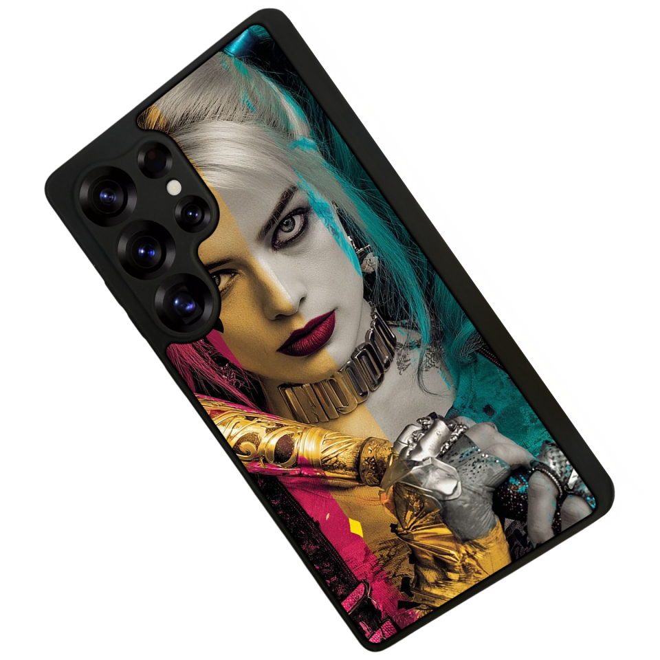 Samsung Galaxy S25 Ultra Uyumlu HarleyQueen Tasarımlı Glossy Premium Kılıf