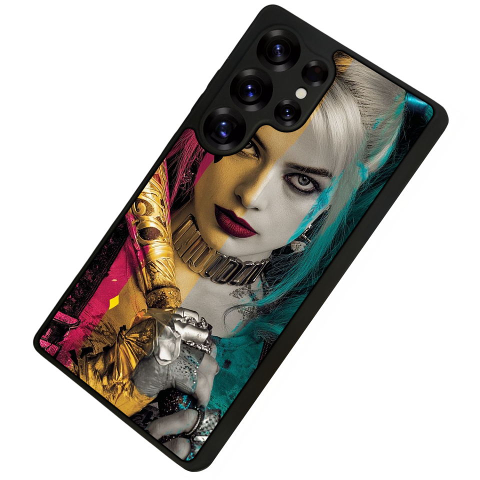Samsung Galaxy S25 Ultra Uyumlu HarleyQueen Tasarımlı Glossy Premium Kılıf