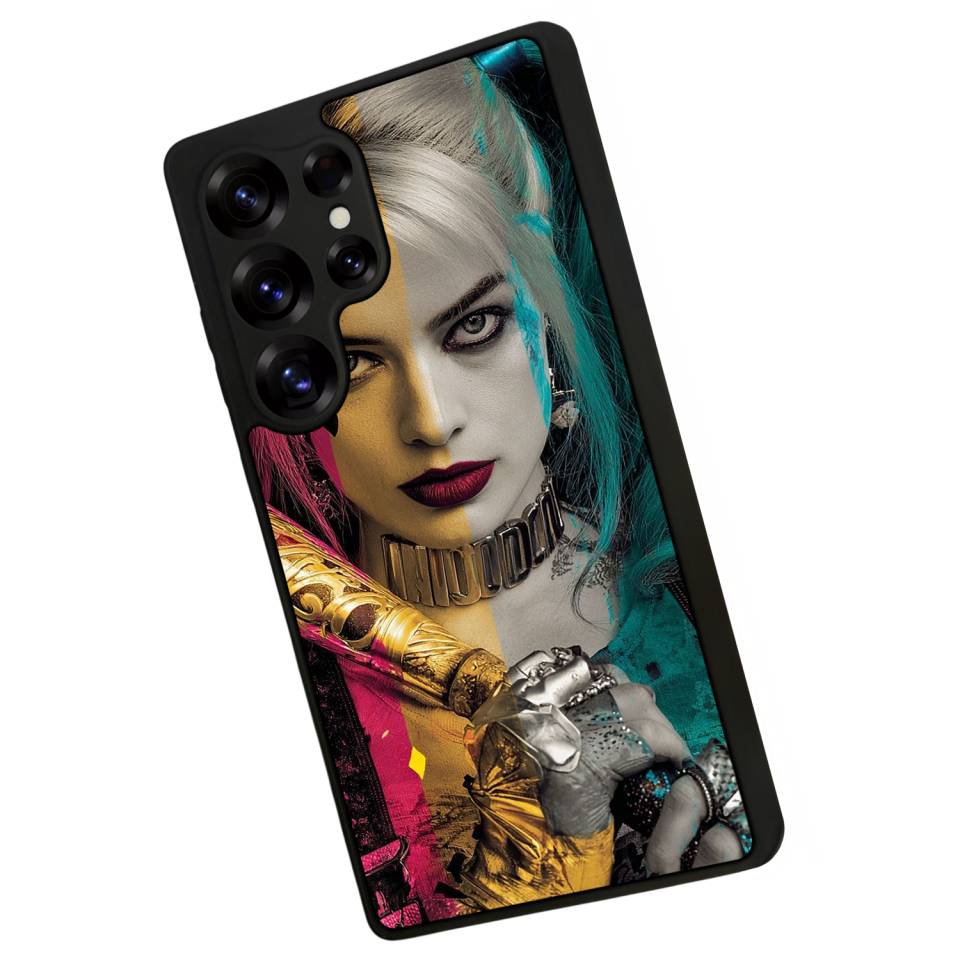 Samsung Galaxy S25 Ultra Uyumlu HarleyQueen Tasarımlı Glossy Premium Kılıf
